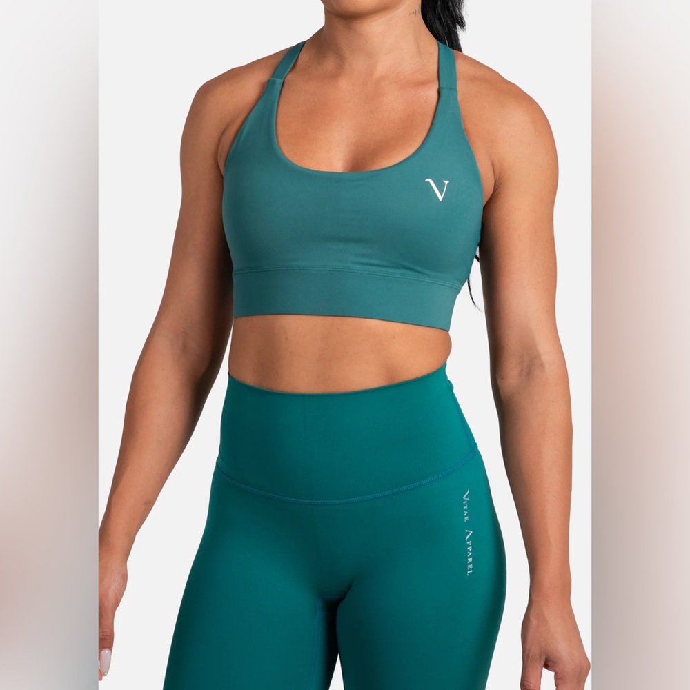 🛍️ Vitae Apparel Ultra Support sports bra Emerald Green size Small